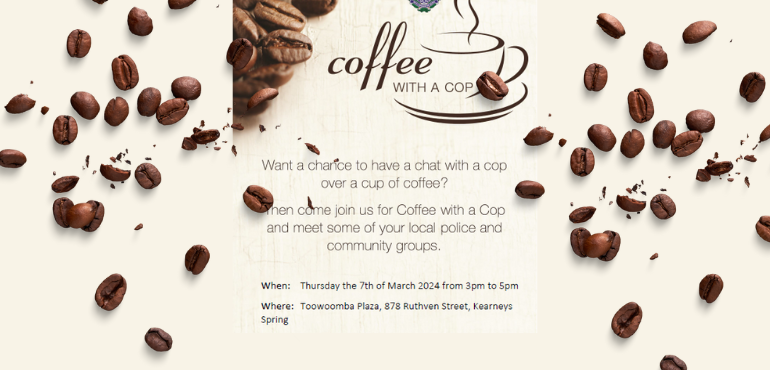 Toowoomba Plaza Hosts ‘Coffee with a Cop