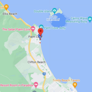 Palm Cove Beach Google map