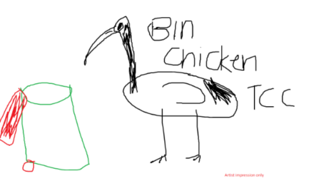 Townsville Council Adopts Bin Chicken as Mascot