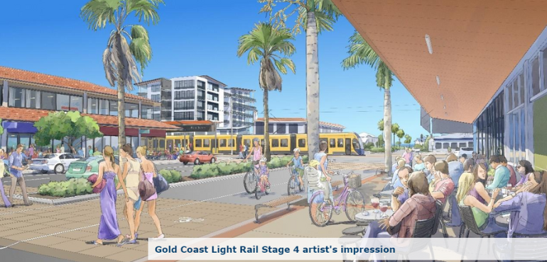 Gold Coast Light Rail Stage Four Faces $7.6 Billion Viability Concerns