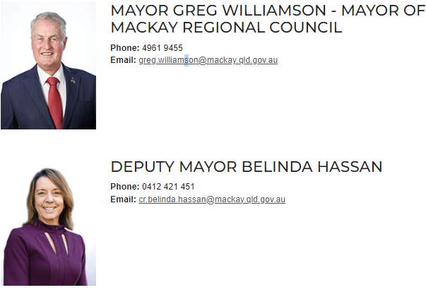 Mackay Regional council mayor and deputy mayor