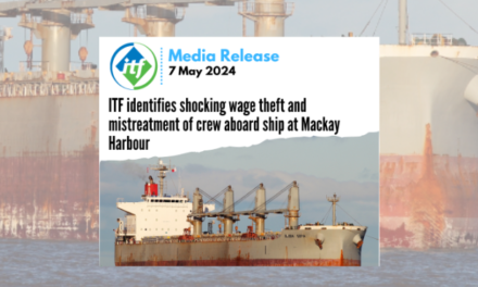 Wage Theft and Crew Mistreatment Exposed on Ship at Mackay Harbour