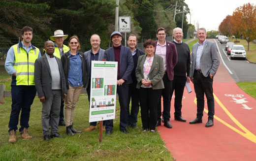 Queensland's first Safe Active Street on Pierce Street, South Toowoomba launch