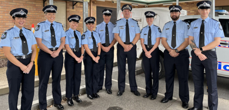 Gold Coast Welcomes Eight New First-Year Police Constables